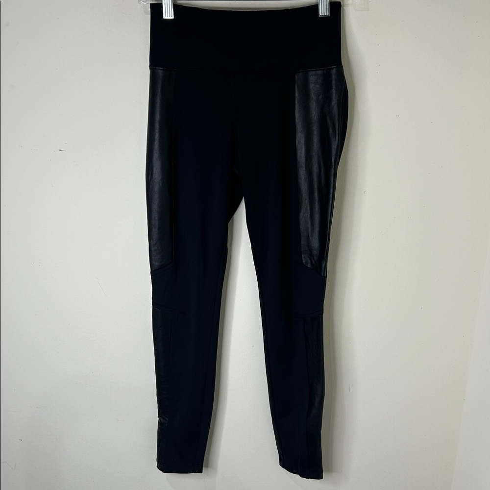 Athleta Delancey Shine Moto Tight Leggings | Black  #631745 Size XSP - Picture 4 of 16
